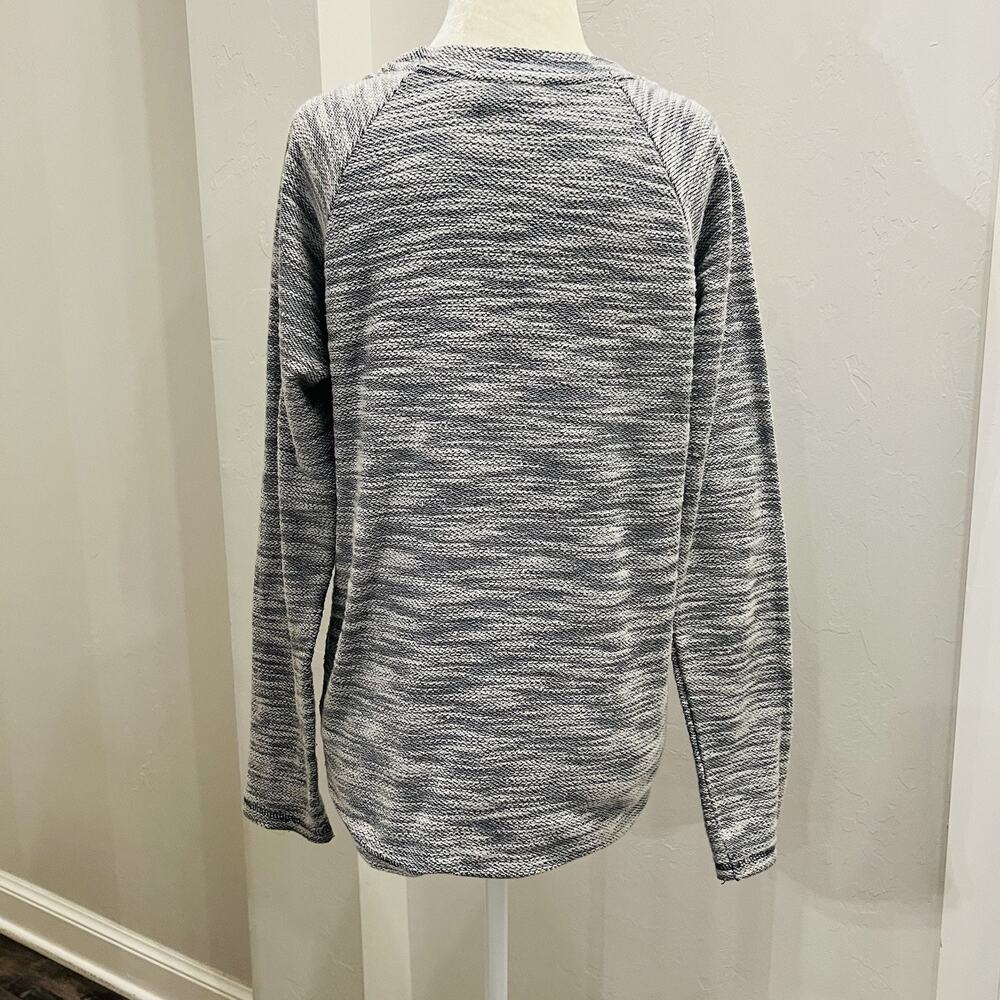 U.S. Vintage Sweater Woman’s Size Medium Navy Blue And White Knit - Picture 4 of 5
